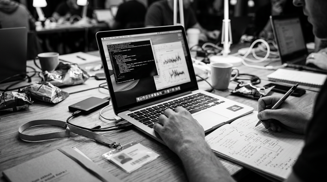 AI-generated topic illustration for House London #3 | Data Hackathon