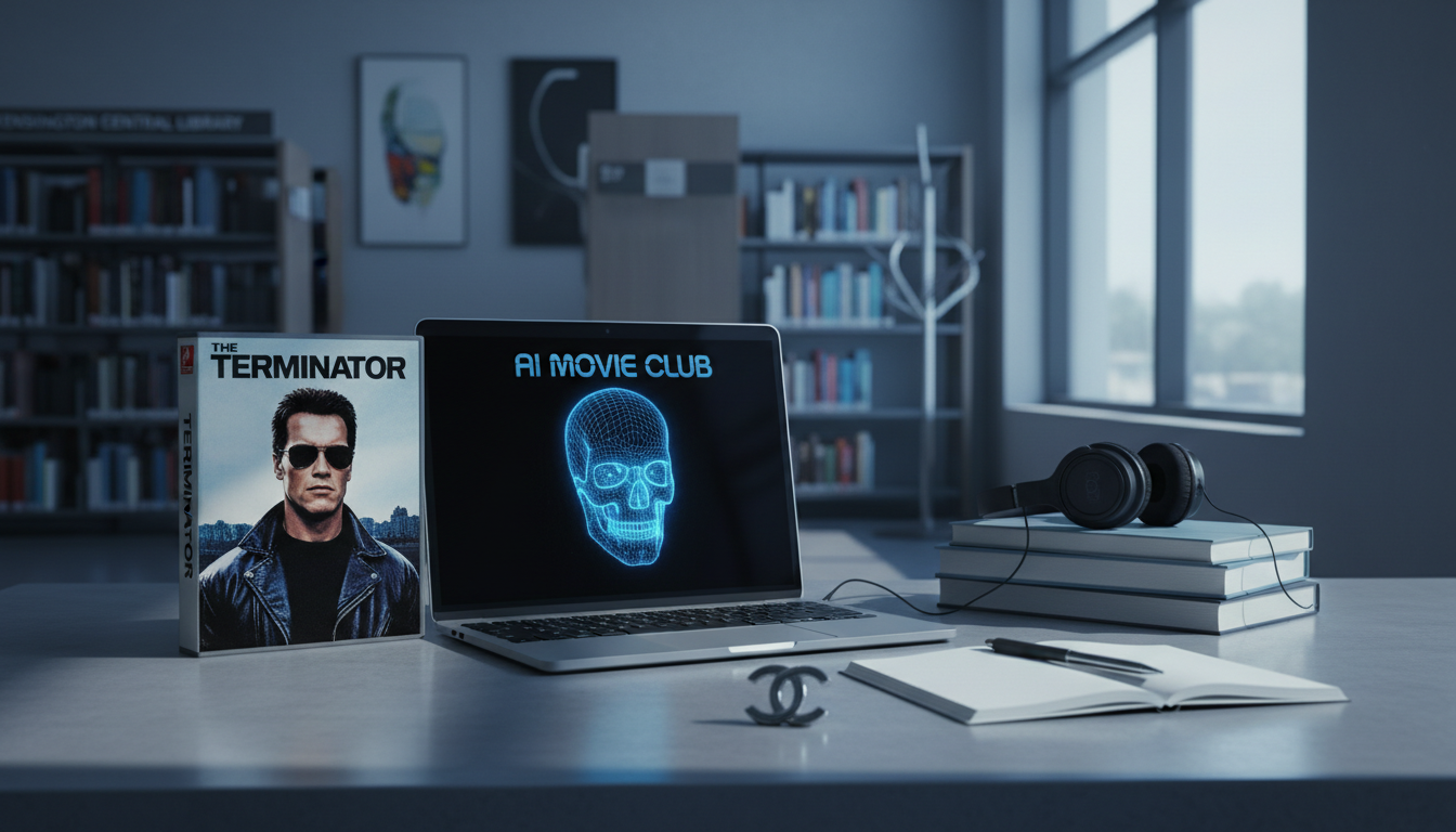 AI-generated topic illustration for AI Movie Club x The Terminator (1984)