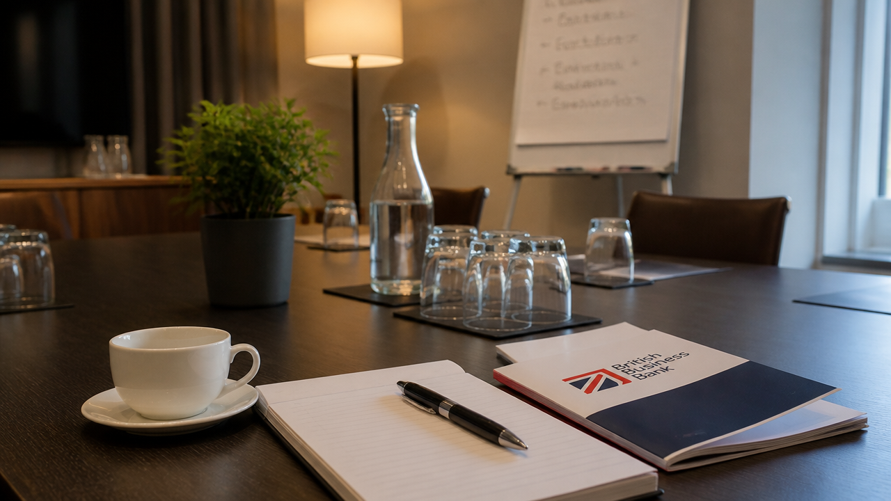 AI-generated topic illustration for An Audience with Leandros Kalisperas, Chief Investment Officer of the British Business Bank