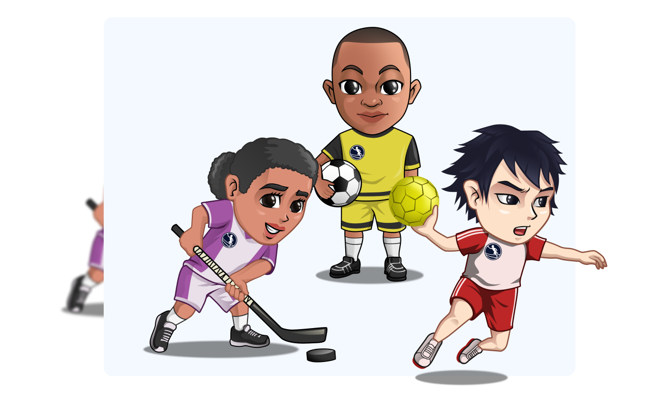 Illustrations to mascots - Kid friendly branding
