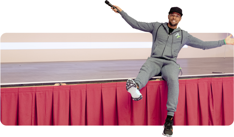 Adrian Tuitt has become a respected and renown motivational speaker